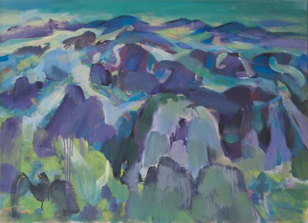 Landschaft 1999
Acryl auf Leinwand 110x80 cm