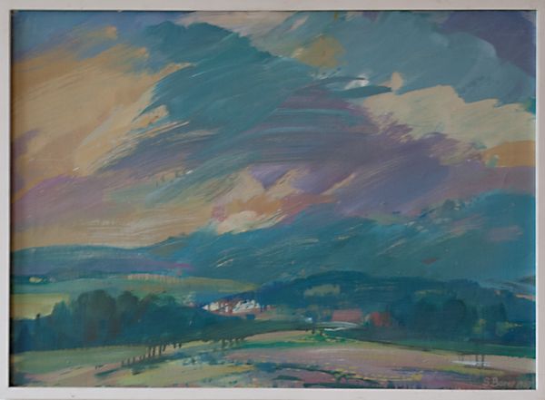 Stimmungslandschaft 1983
Oel auf Leinwand 90x65 cm